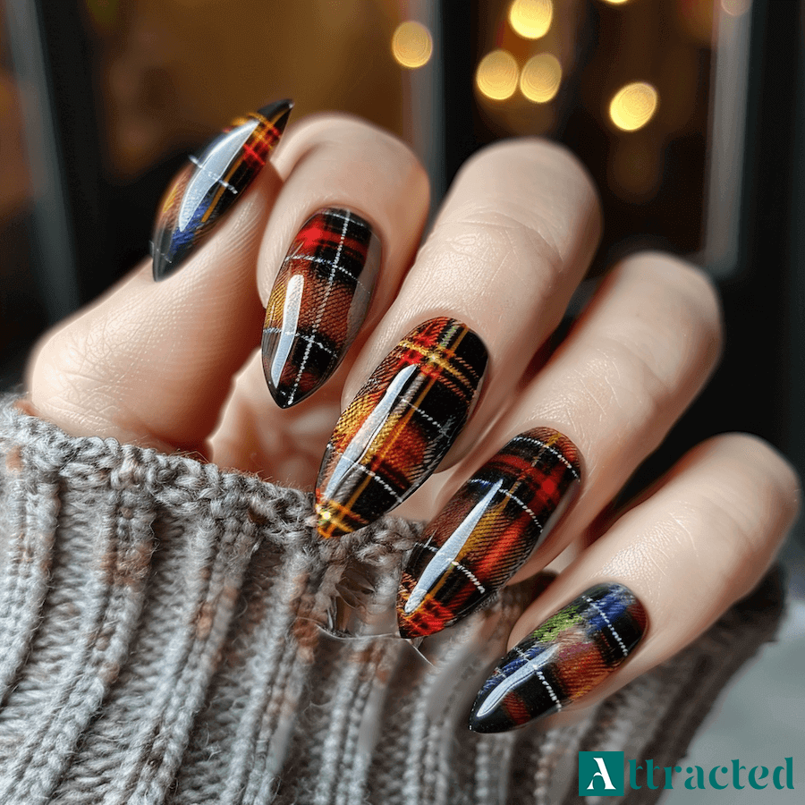 Kratka inspirowana szkocką kratą