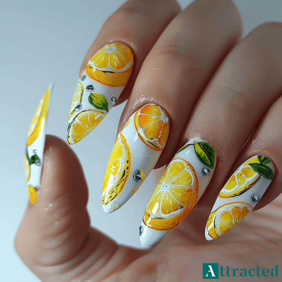 Soczyste cytryny na białym tle