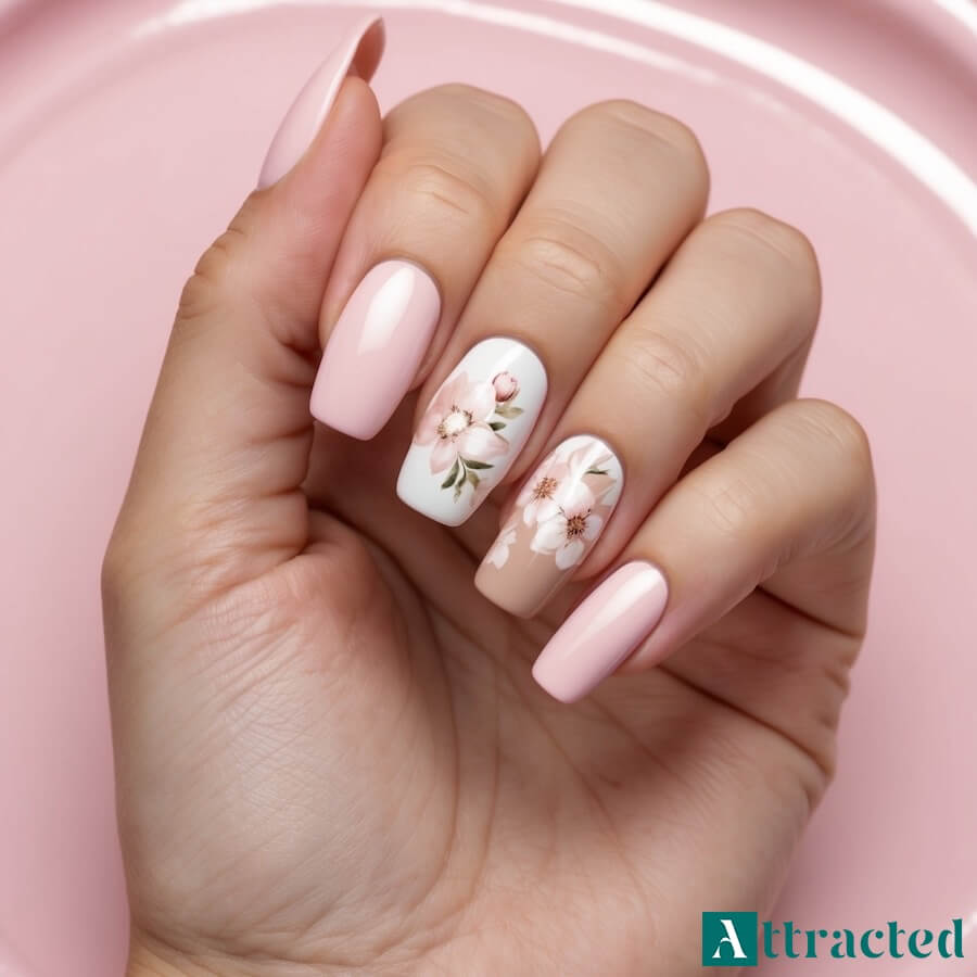 Kwiatowe kompozycje z błyszczącymi detalami