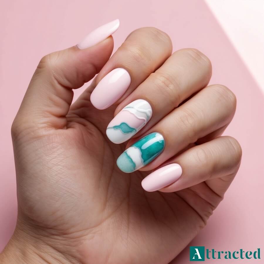 Morski klimat z połyskującymi elementami