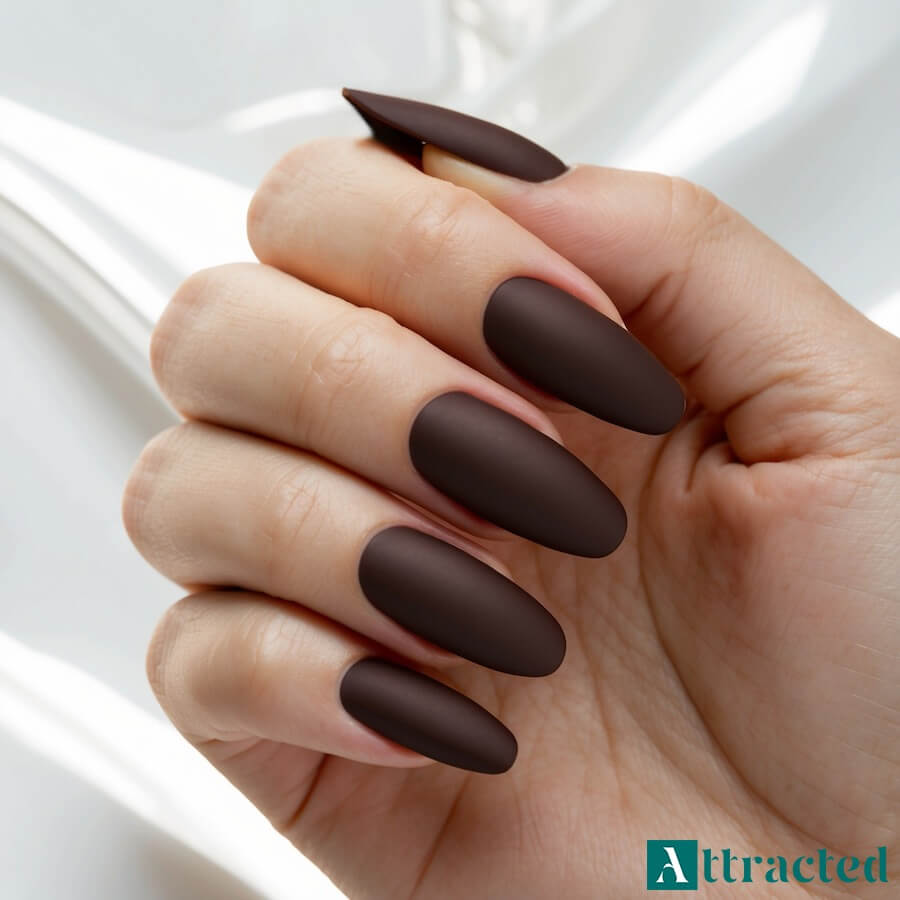 Paznokcie czekoladowe