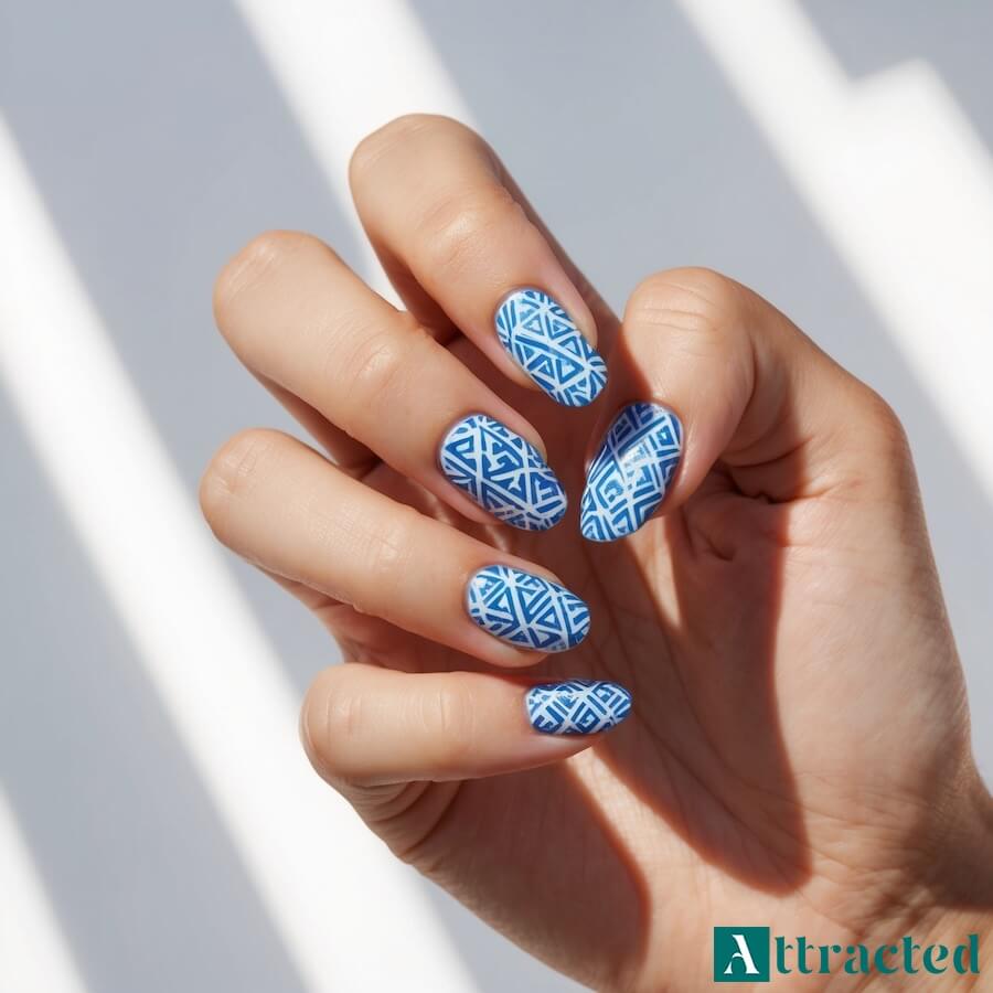 Paznokcie na lato w stylu śródziemnomorskim