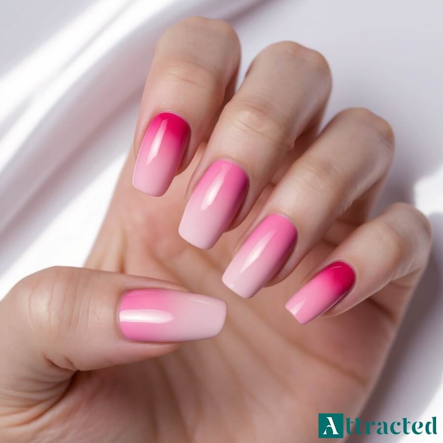 Paznokcie na luty w stylu ombre