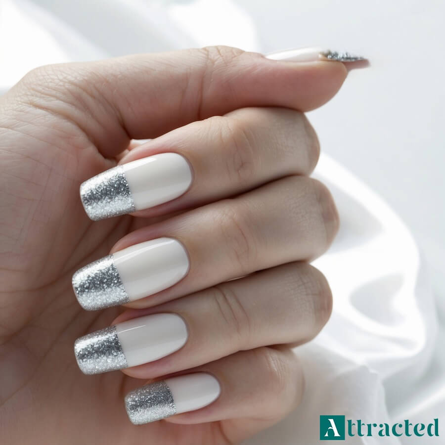 Paznokcie zimowe w stylu French