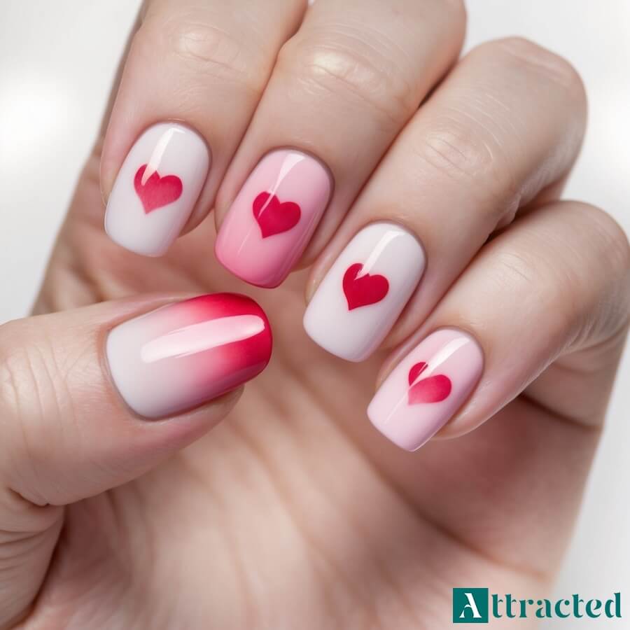 Wiosenne paznokcie na Walentynki