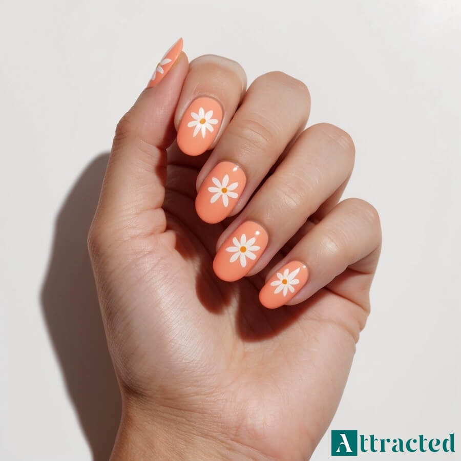 Białe stokrotki z pustymi środkami