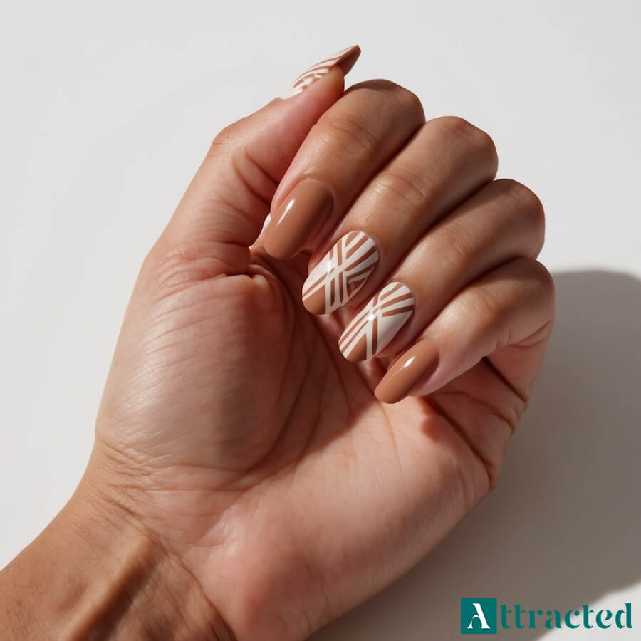 Geometryczne nude z saharyjskich wydm