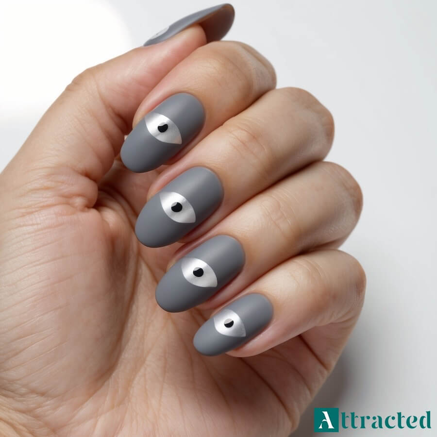 Mgliste szarości z perłową źrenicą