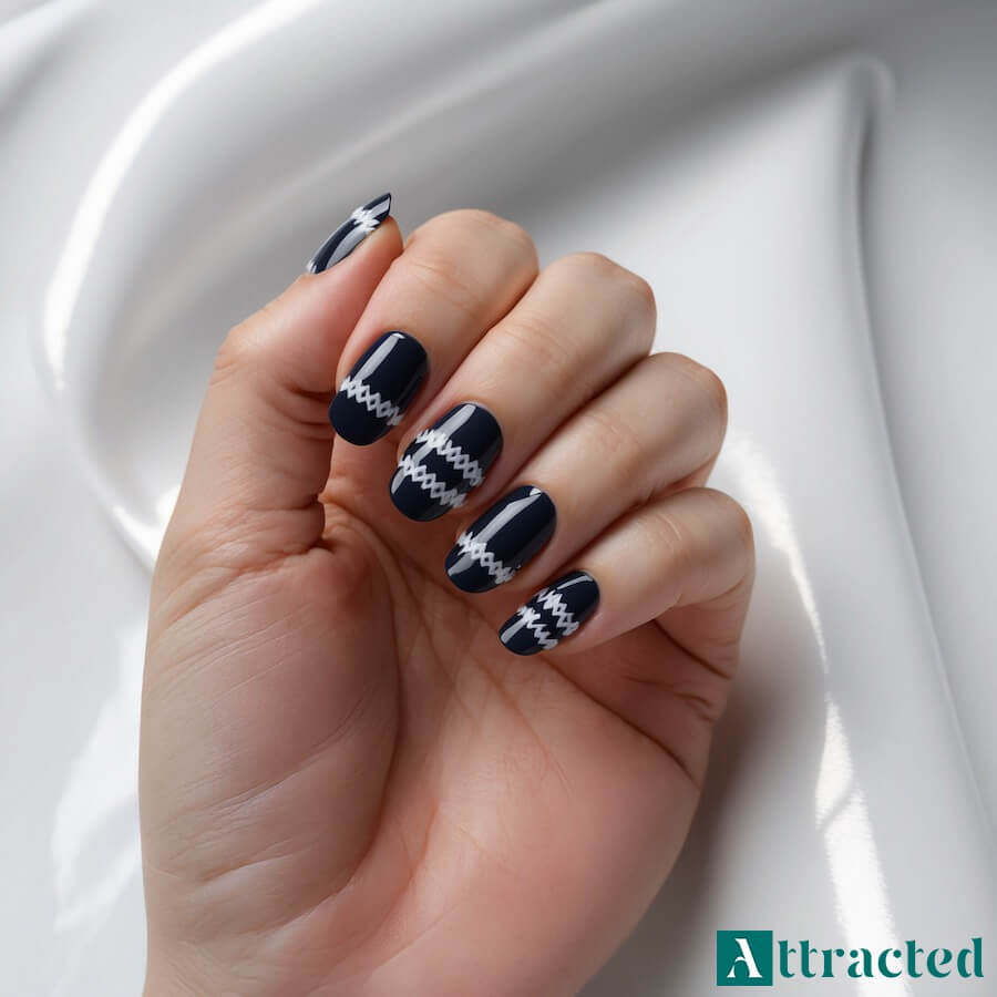 Paznokcie z efektem polarowego włókna