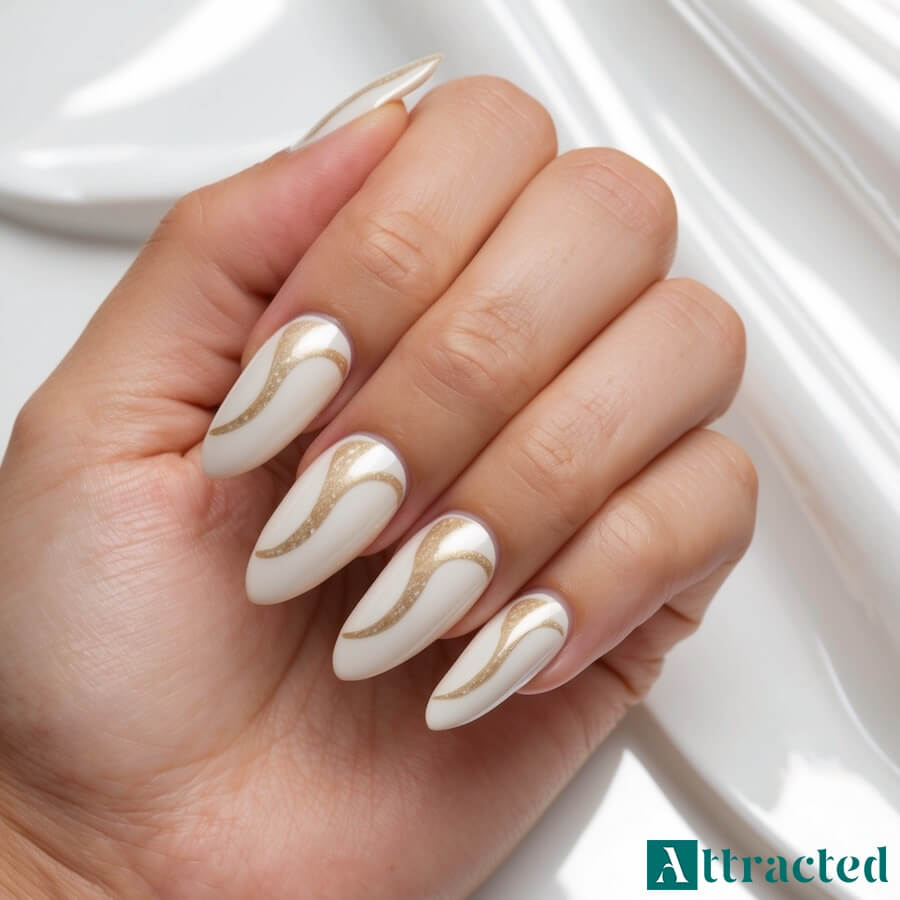 Perłowe półksiężyce u nasady płytki