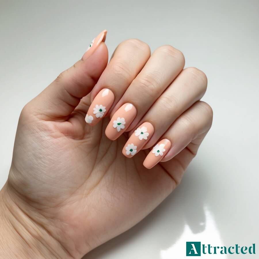 Proste kwiaty z kropek dla początkujących