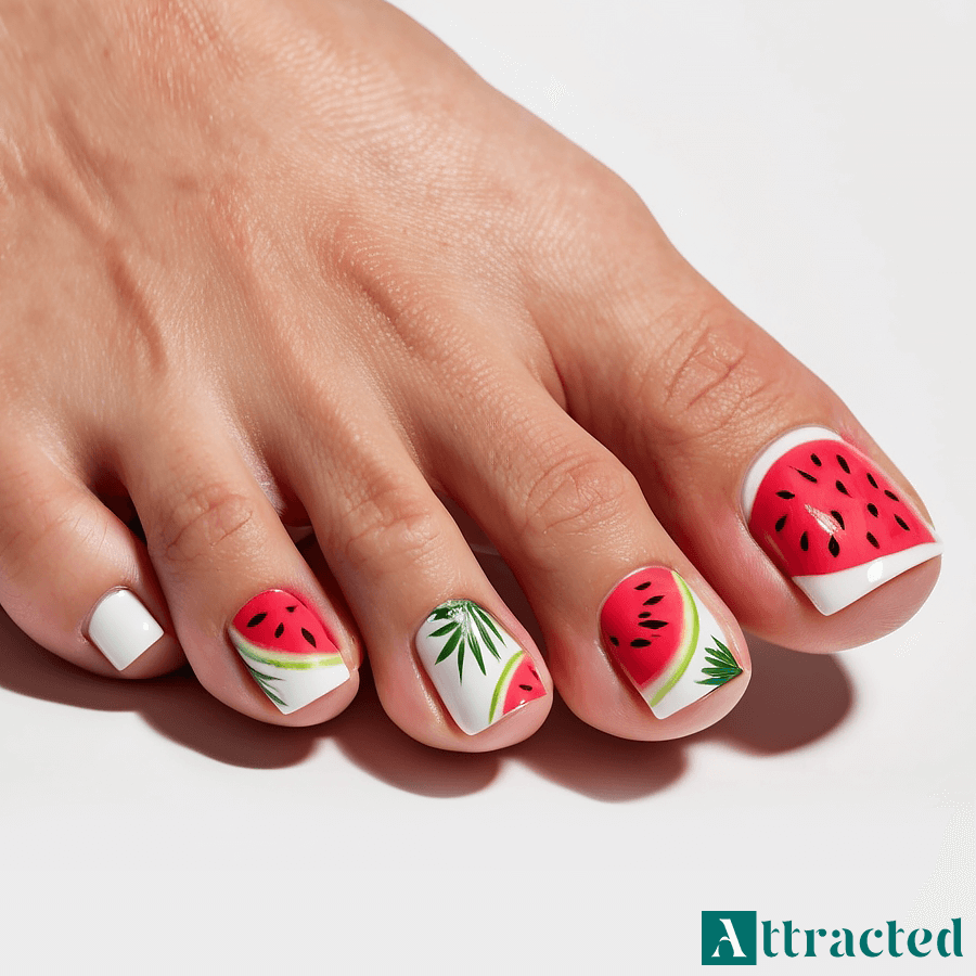 Tropikalne akcenty z motywem arbuzów