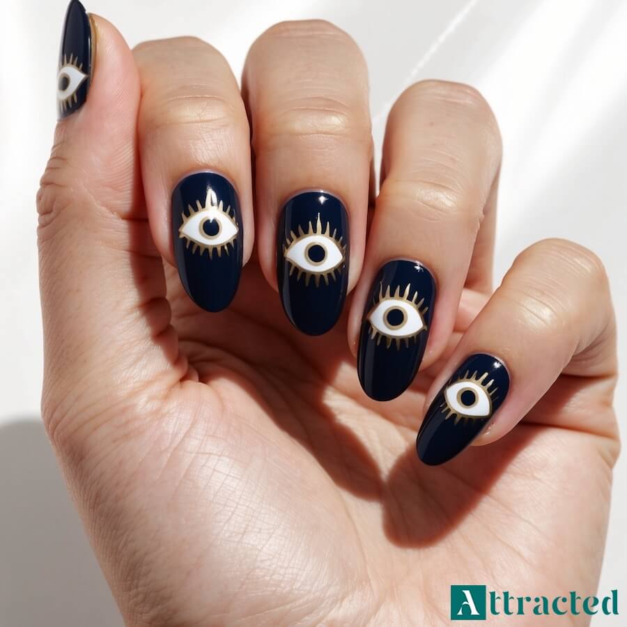 Ciemne talizmany w formie oczu