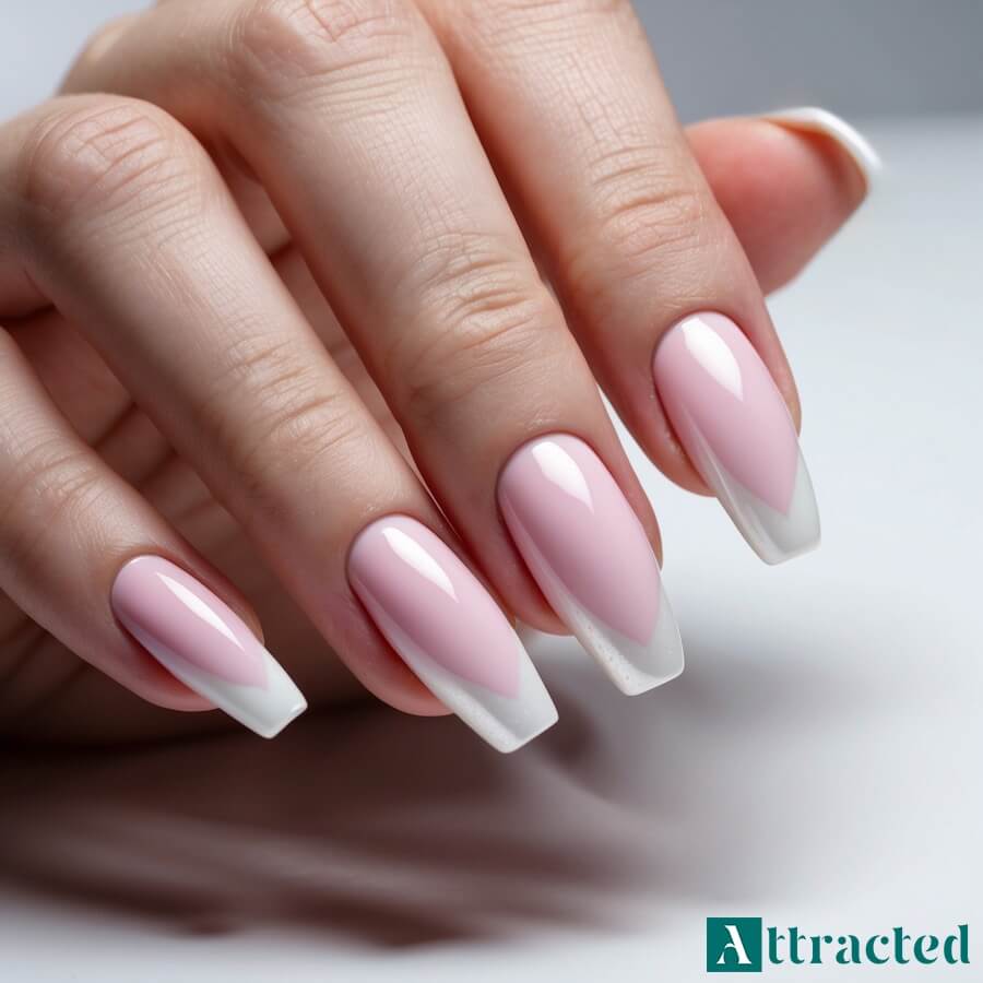 French manicure w odświeżonej wersji