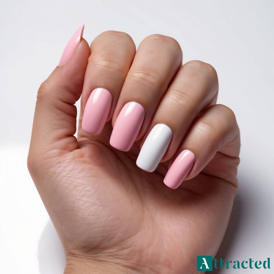 Paznokcie z różem baletowym