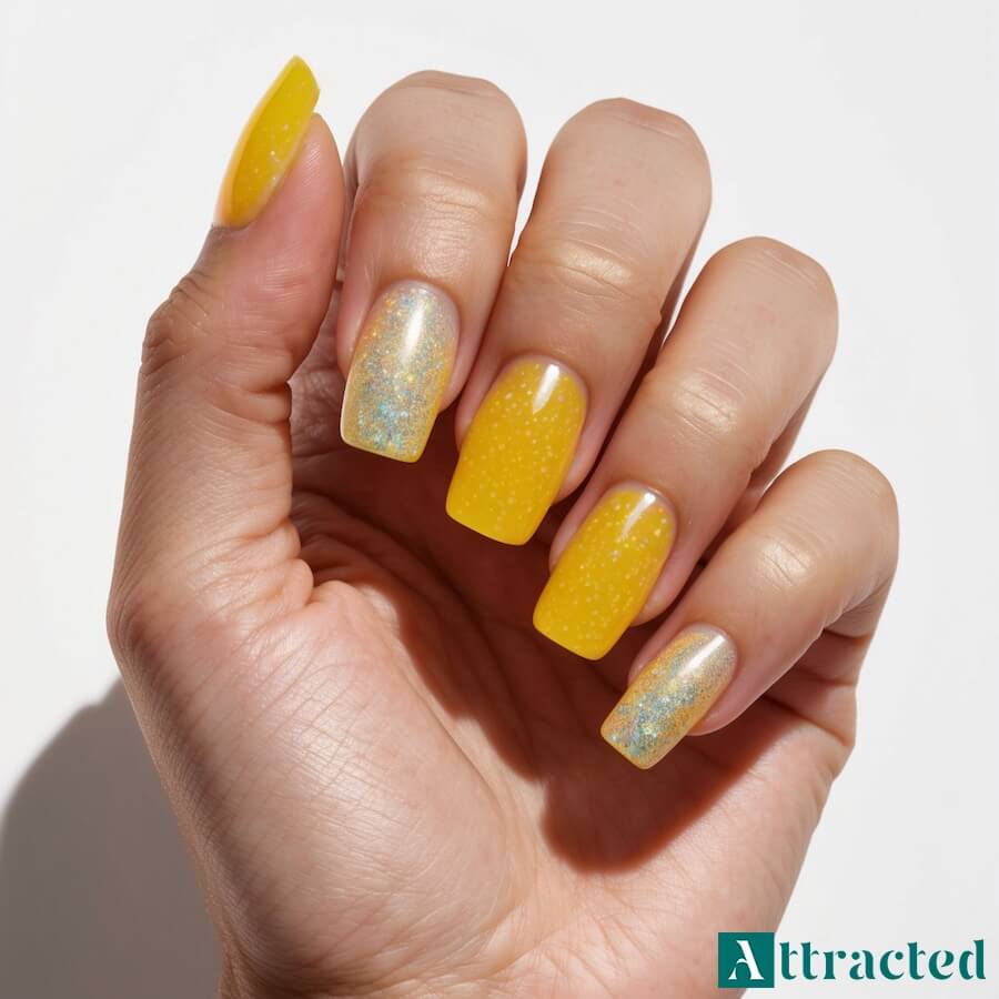 Jelly nails w soczystych cytrusach