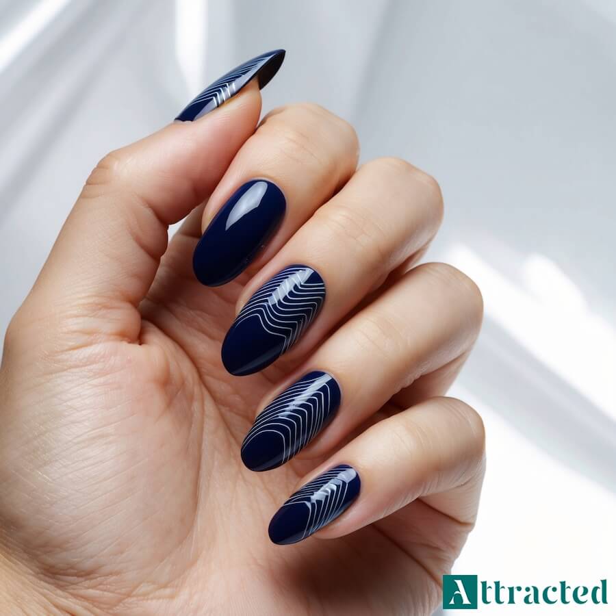 Magnetyczny granatowy