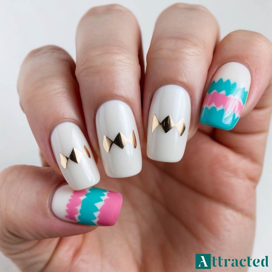 Pisankowe french tips