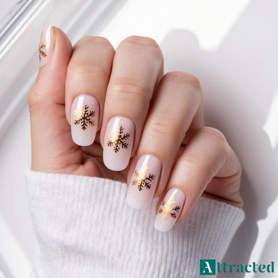 Złote płatki na naturalnej bazie