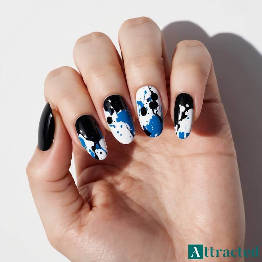 Marmur inspirowany sztuką à la Jackson Pollock