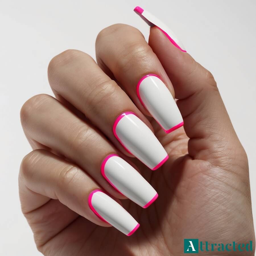 Nowoczesny French manicure w odważnej odsłonie