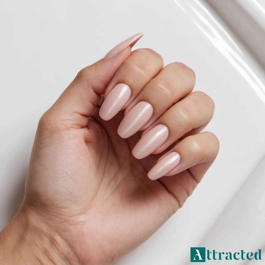 Naturalny perłowy blask w odcieniach nude