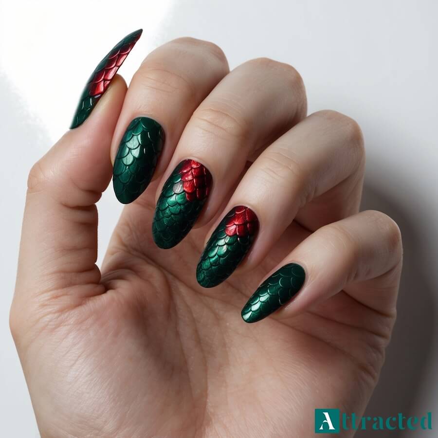Fantastyczne inspiracje o zielono-czerwonym ubarwieniu