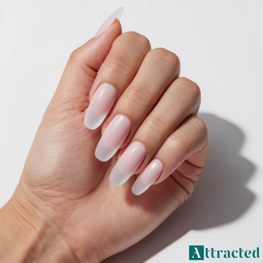 Soap nails z przezroczystym french