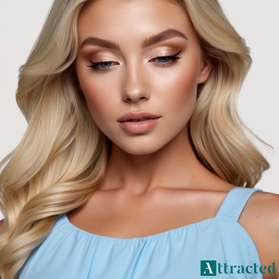 Inspirujący delikatny makeup dzienny