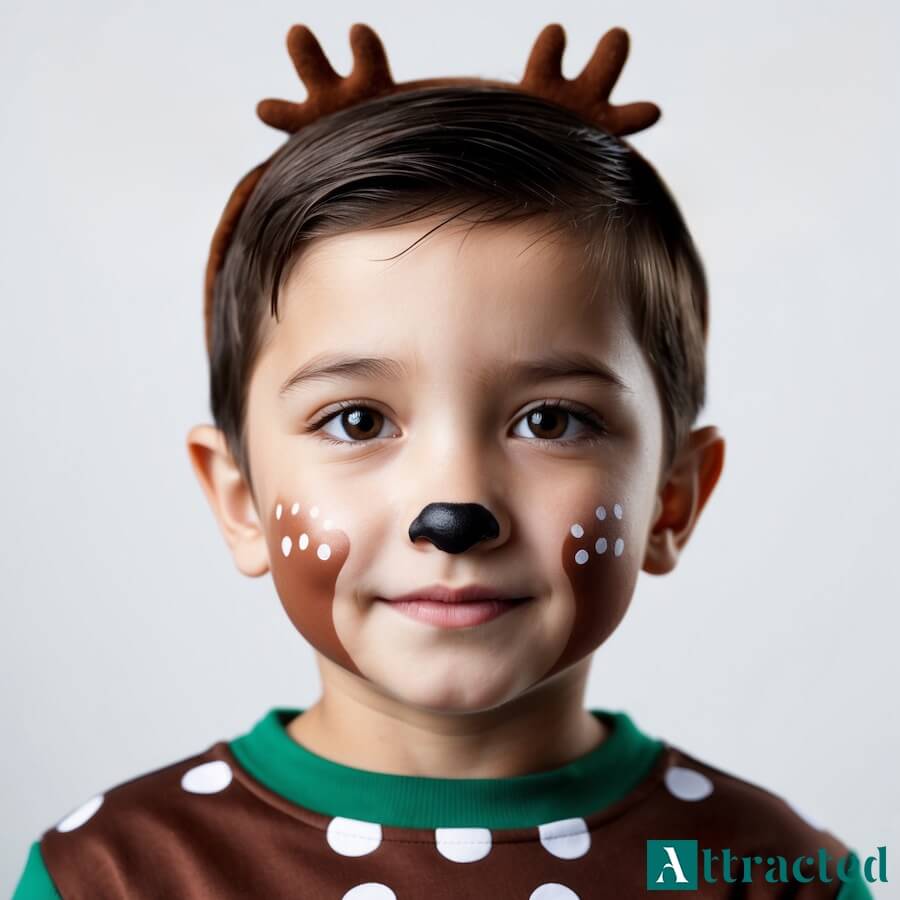 Makijaż Jelonek Bambi dla chłopca