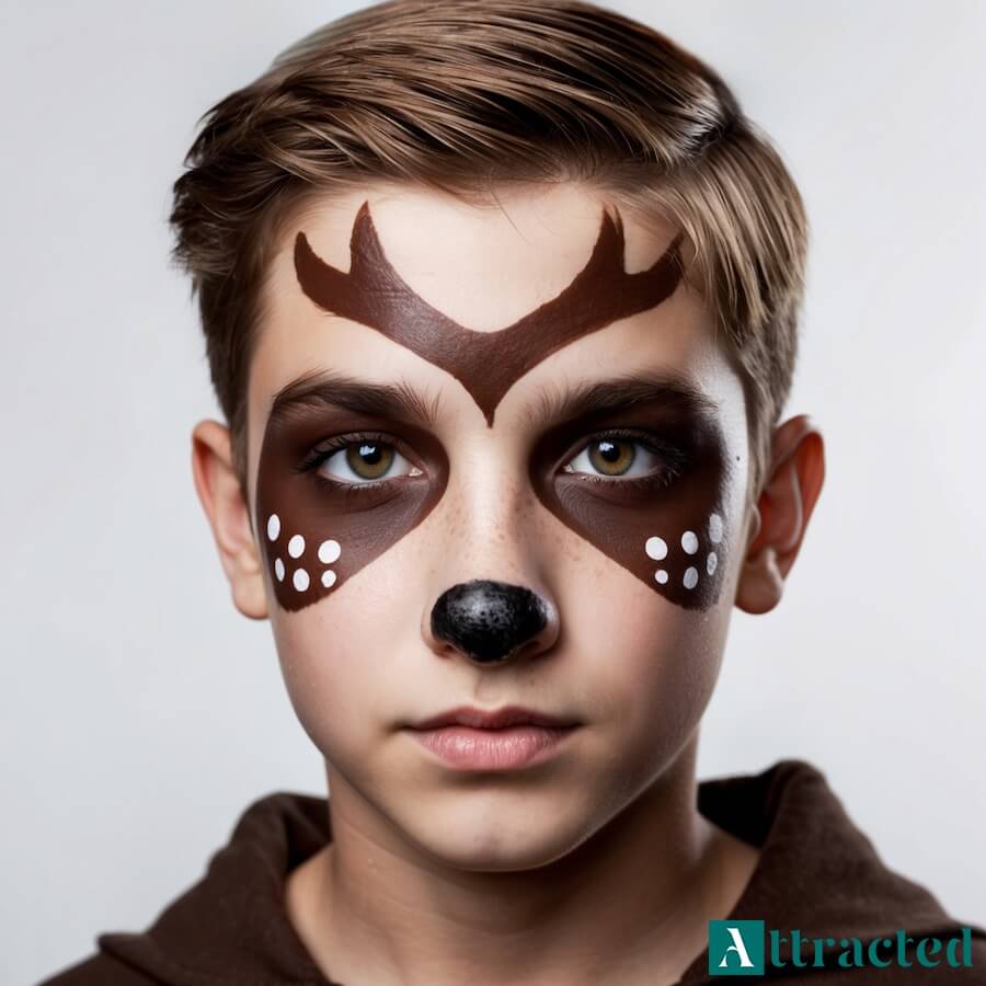 Makijaż Jelonek Bambi dla chłopaka