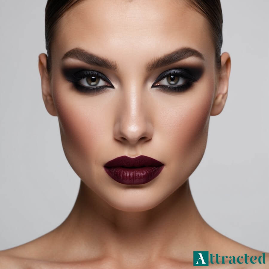 Makijażowy duet - czerń i czerwień