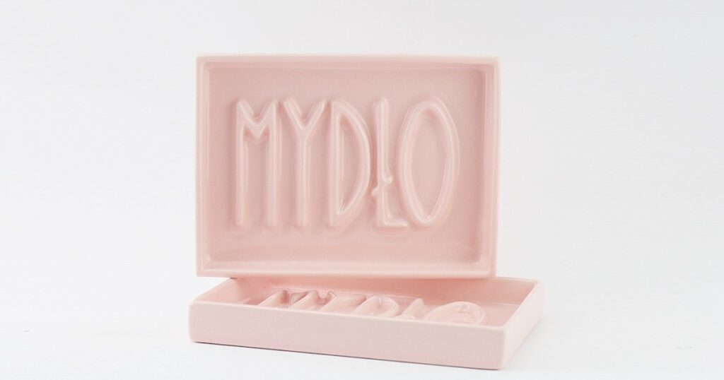 Różowa mydelniczka