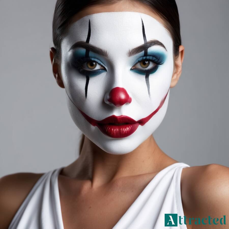 Klasyczny makijaż klauna