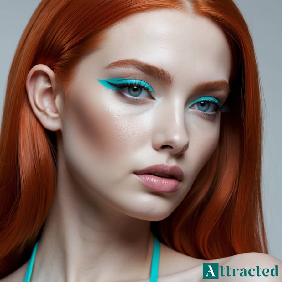 Turkusowy eyeliner, czyli trendy na 2025 rok