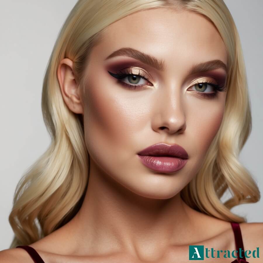 Makijaż wieczorowy z techniką smoky eyes i wyrazistą kreską