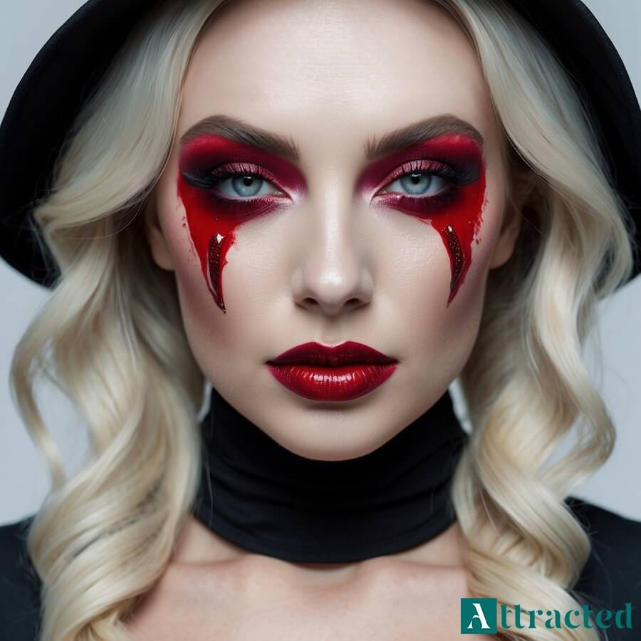 Rany i wzory - makijaż wiedźmy na Halloween