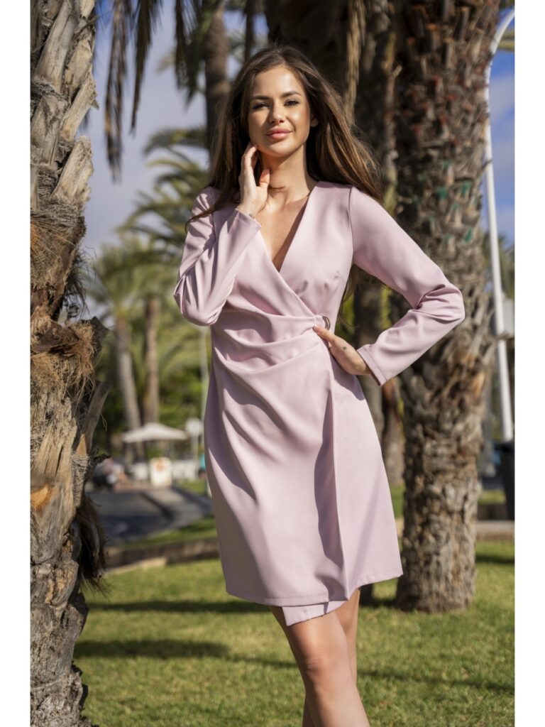 Sukienka w kolorze brudny róż