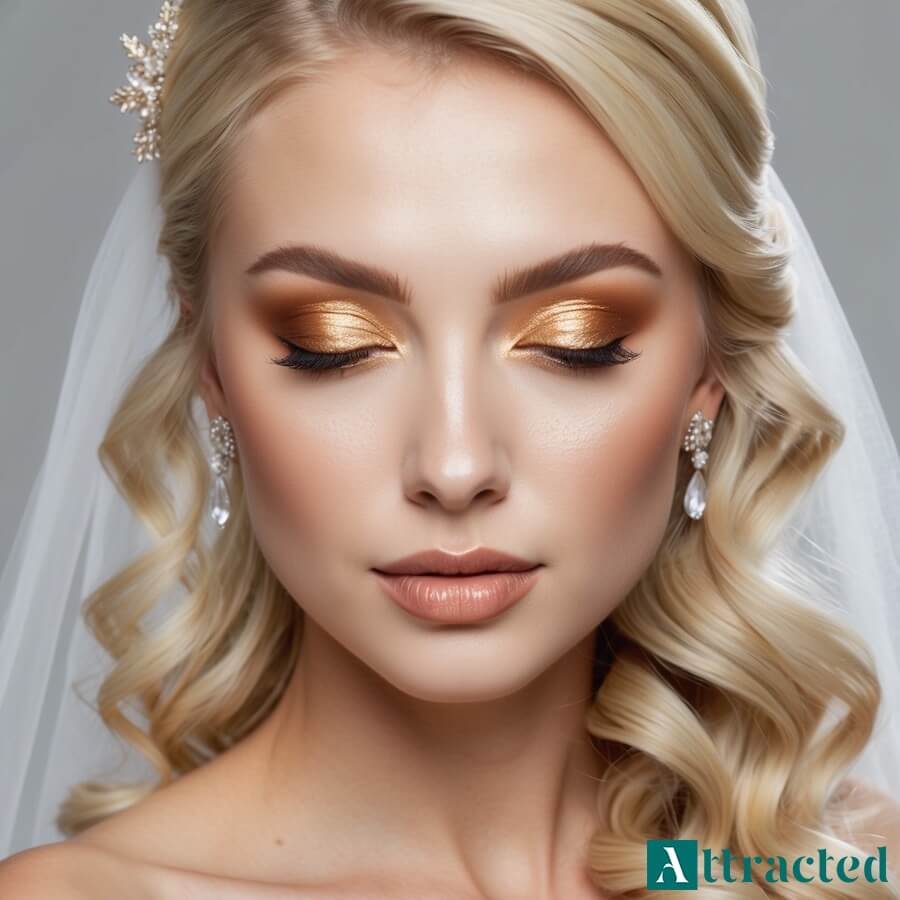 Ciepłe złoto i champagne shimmer