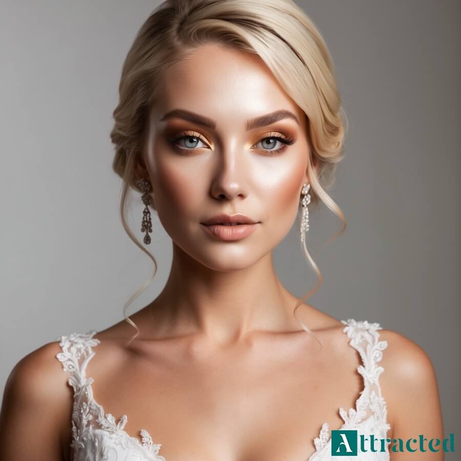 Ciepłe złote odcienie i champagne shimmer makijaż