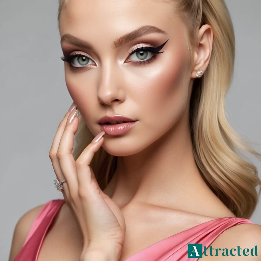 Glamour z brokatową kreską