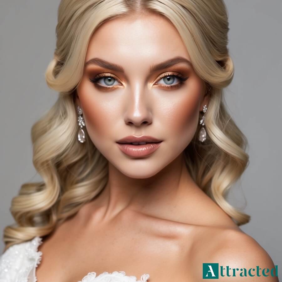 Miedziane i miodowe tony dla niebieskich oczu