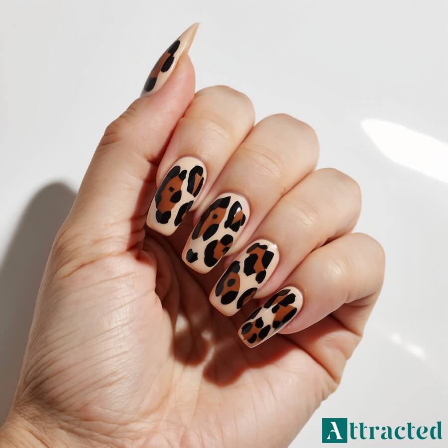 Oversize panterkowe plamy