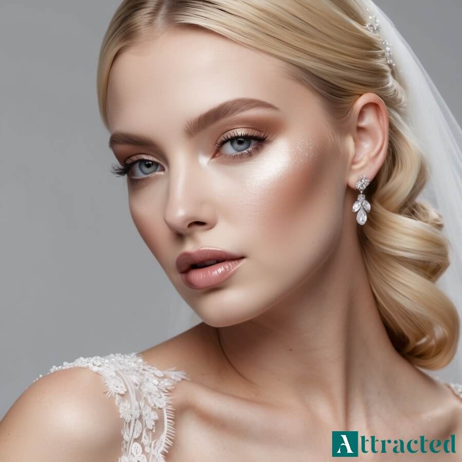 Pastelowe róże i brzoskwinie na powiekach makijaż