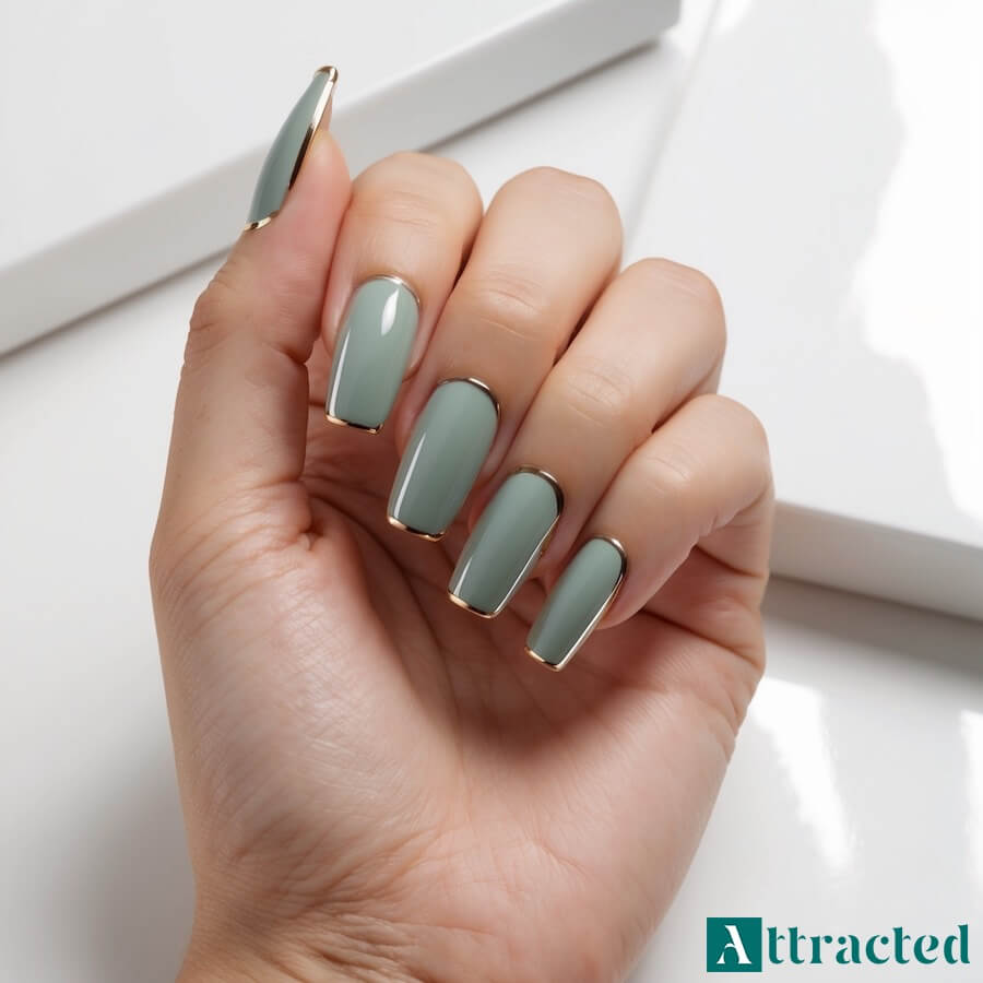 Paznokcie micro french z dodatkiem cienkiej, dolnej ramki