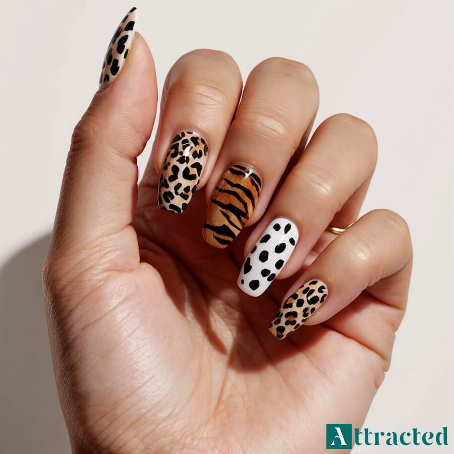 Mix zwierzęcych wzorów z panterką