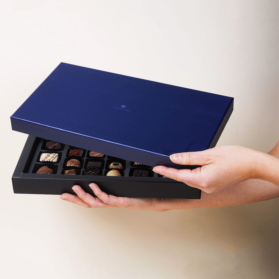 Czekoladki w eleganckim opakowaniu