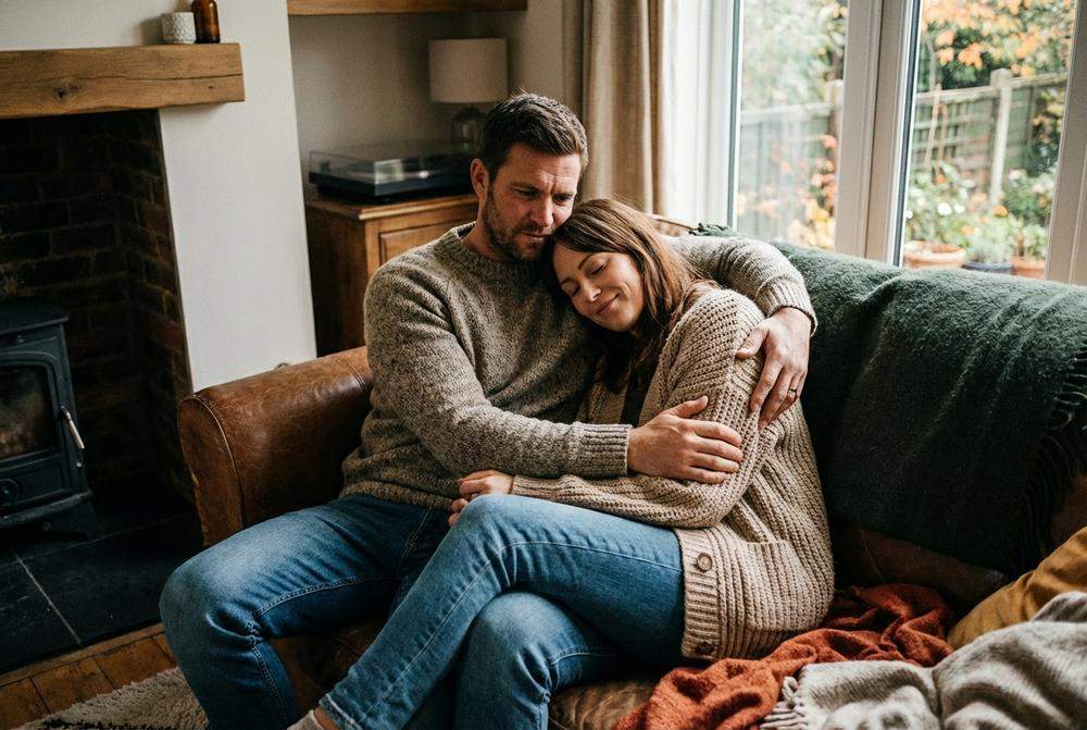 Para okazująca sobie czułość i zaufanie budująca więź emocjonalną